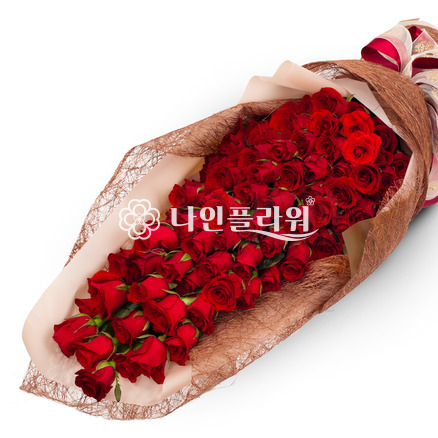 장미꽃다발[100송이]