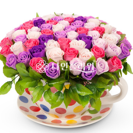 혼합 비누꽃(80송이)